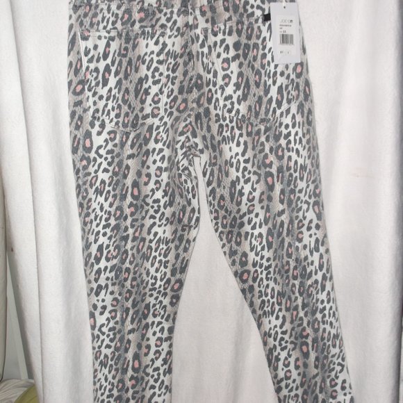 NWT - Joe's The Charlie High Rise Skinny Ankle Animal Print Jeans  Size 23 - Picture 11 of 14